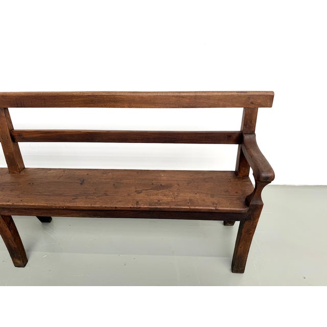 Oak Community Bench, 1900 For Sale - Image 14 of 18