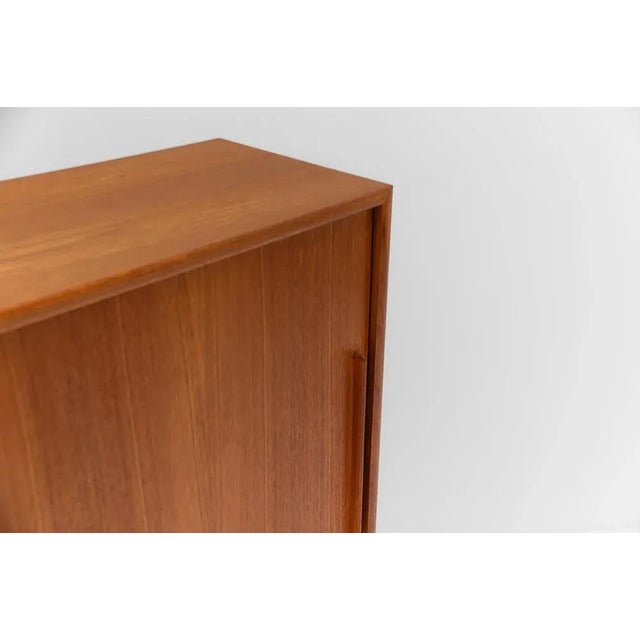 Danish Teak Slide Door Sideboard, 1960s For Sale - Image 14 of 18
