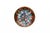 This vintage 1960's enamel over copper bowl has an abstract starburst design.. Great as a catchall or decorative bowl in...