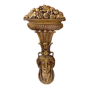 Early 20th Century Large Roman Style Bronze Figural Architectural Element