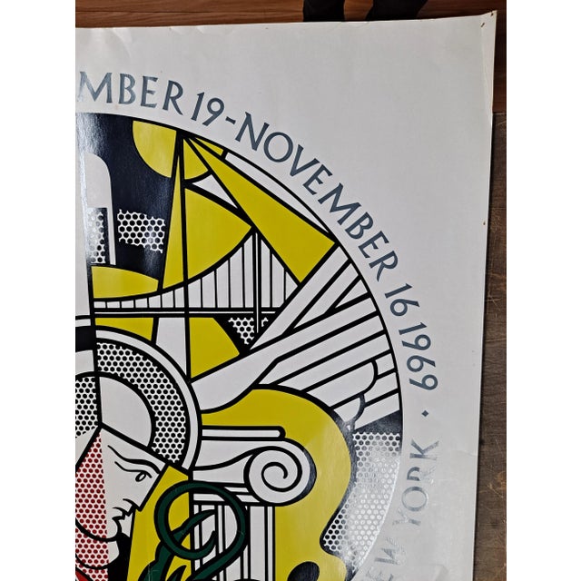 Roy Lichtenstein the Soloman R Guggenheim Museum 1969 Exhibit For Sale - Image 4 of 8