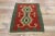Textile Vintage Persian Shiraz Kilim Rug - 02'00 X 02'09 For Sale - Image 7 of 9