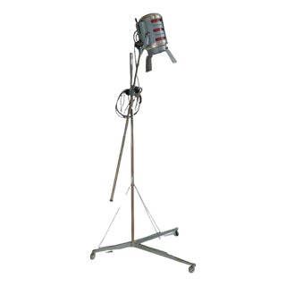 Vintage Mid Century Modern Italian Studio Light Industria Fototecnica Firenze Italy For Sale