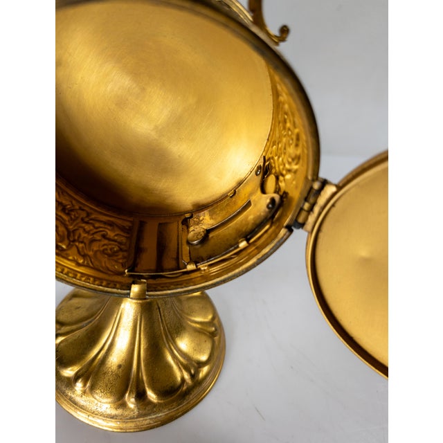 19th or 20th Century Religious Catholic Gilt Brass Monstrance Reliquary For Sale - Image 9 of 13