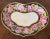 Derby Porcelain Antique Early 19th Century Derby Porcelain Kidney Shape Dish With Hand Painted Rose Border For Sale - Image 4 of 9
