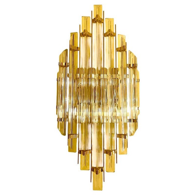 Murano Glass Wall Light from Venini, Italy, 1980s For Sale - Image 9 of 9