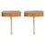 A wall-mounted Italian nightstand from the 1950s, defined by its sculptural profile and original pink glass top with...