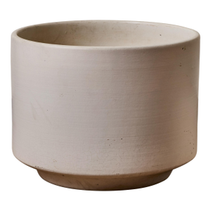 1960s Architectural Pottery White Ceramic Planter Attributed to Lagardo Tackett
