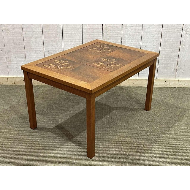 Wood Danish Teak and Tiled Coffee Table, 1970s For Sale - Image 7 of 9