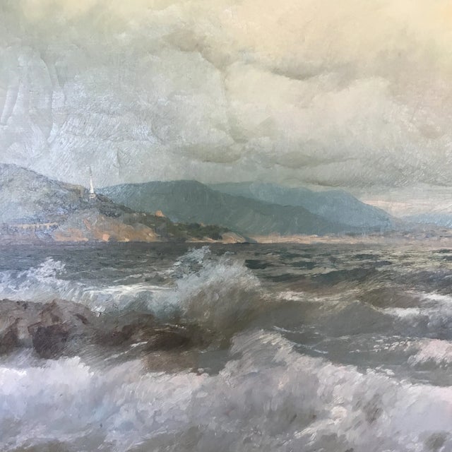 Alexander D’Zigurski Coastal Seascape Painting For Sale - Image 4 of 12