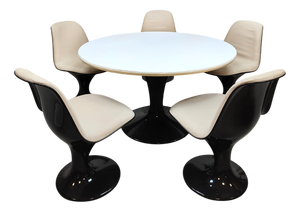 Space Age Orbit Dining Set by Markus Farner & Walter Grunder for Herman Miller, 1960s, Set of 6
