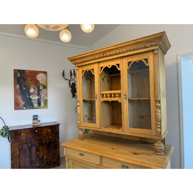 Gründerzeit Wood Kitchen Cupboard For Sale - Image 10 of 15