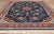 Navy Blue American Traditional Style Vintage Rug, 05'09 X 08'09 For Sale - Image 8 of 10