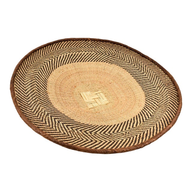 Early 20th Century Tonga Binga Basket 22 Inch For Sale