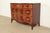 English Antique Georgian Banded Flame Mahogany Chest of Drawers by Luce Furniture, Circa 1920s For Sale - Image 3 of 18