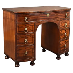 19th Century English Regency Mahogany Gentlemans Dressing Chest