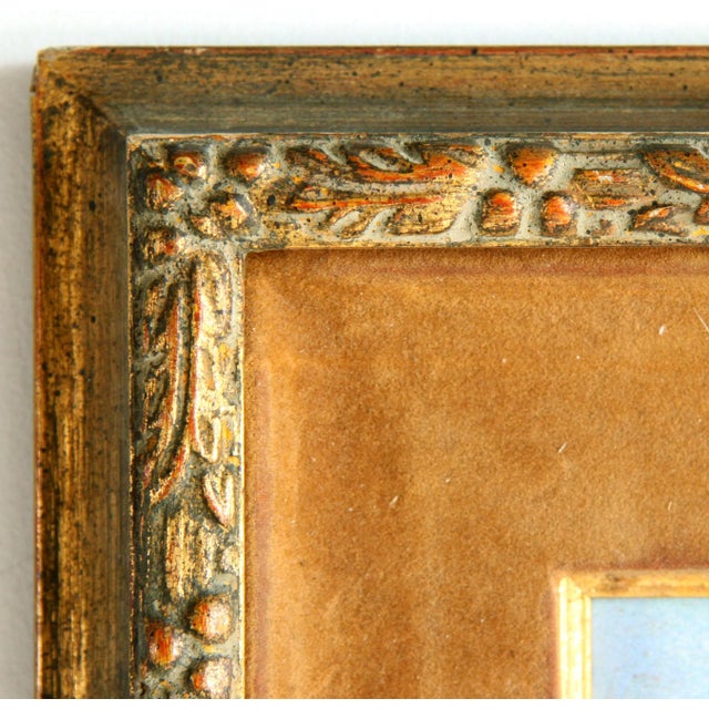 Mid 20th Century Vintage Mid Century Enamel on Copper Landscape W/ Figures For Sale - Image 5 of 6