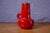 Orange Fat Lava Scandinavian Pitcher Vase in Red Color from Kreutz Keramik For Sale - Image 8 of 8