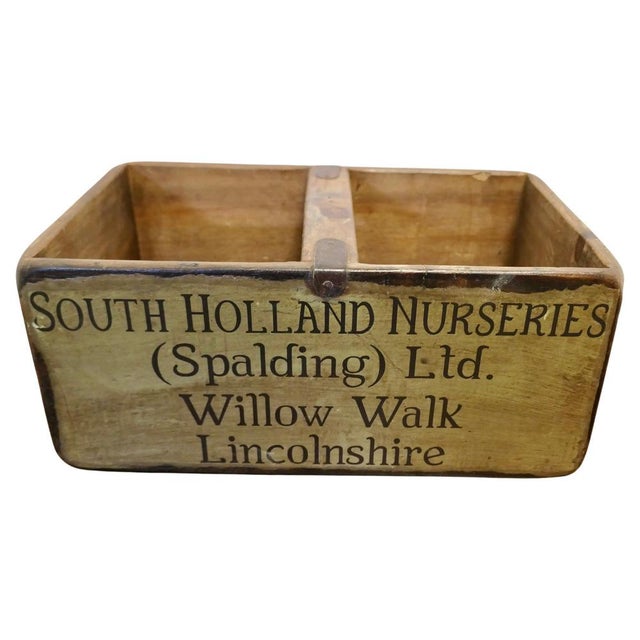 Wood 19th Century Wine Box, 1920s For Sale - Image 7 of 7