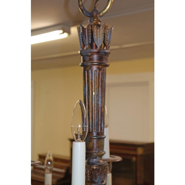 French Style Bronze 18 Light Chandelier by Mariner Model 18430 Royal Heritage For Sale - Image 12 of 17