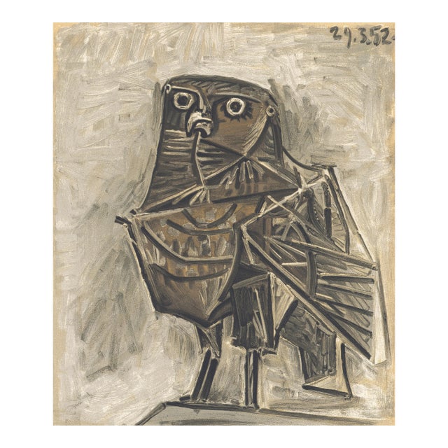 1954 Pablo Picasso Lithograph "Le Hibou" (The Owl) For Sale