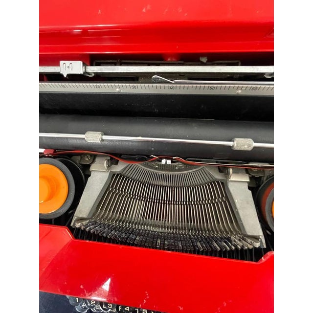Valentine Typewriter with Hardcover by Ettore Sottsass / Perry A. King for Olivetti For Sale - Image 6 of 10