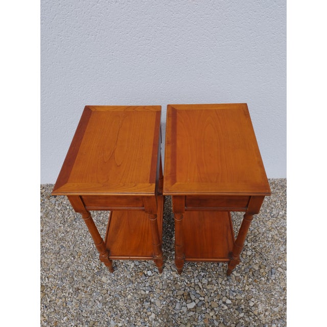 Wood Vintage Bedside Tables, 1960s, Set of 2 For Sale - Image 7 of 17