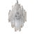 Contemporary Italian Murano Glass "Alabastro Listelli" Sputnik Chandelier For Sale