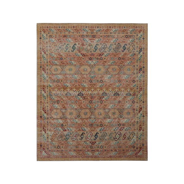 Rug & Kilim’s Raymond Rug in Rust, 9x12 For Sale In New York - Image 6 of 6
