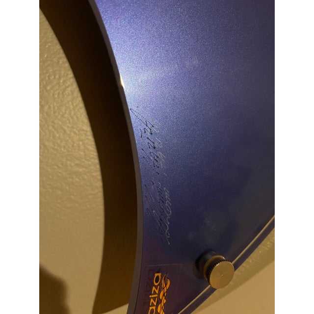 Metal 1990s Acrylic Steel Signed Shlomi Haziza Wall Sculpture For Sale - Image 7 of 11