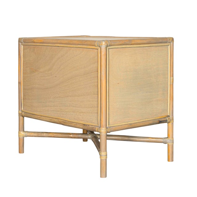 Verona Two-Drawer Nightstand in Natural For Sale In West Palm - Image 6 of 8