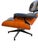 Authentic Herman Miller Eames Lounge Chair in Black Leather For Sale - Image 6 of 16