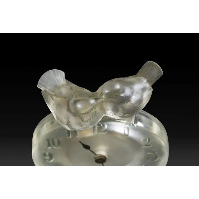 White 8-Day Clock by René Lalique, 1926 For Sale - Image 8 of 14