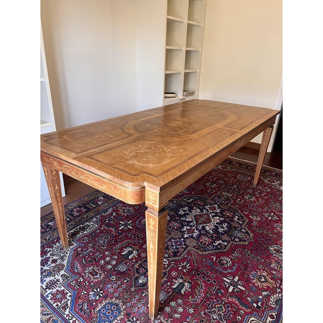 20th Century Walnut Table, 1905 For Sale - Image 4 of 7
