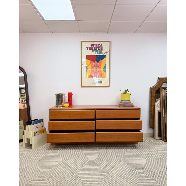 1970s Mid Century Modern Teak Dresser by Mobican, Danish Teak, Made in Denmark Console For Sale - Image 12 of 15