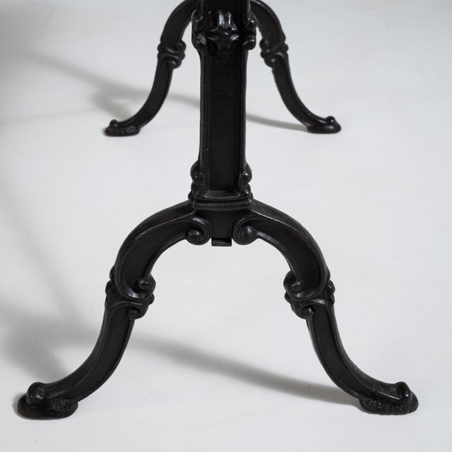 Cast Iron Bistro Table, Antique, France, 20th Century For Sale - Image 9 of 13