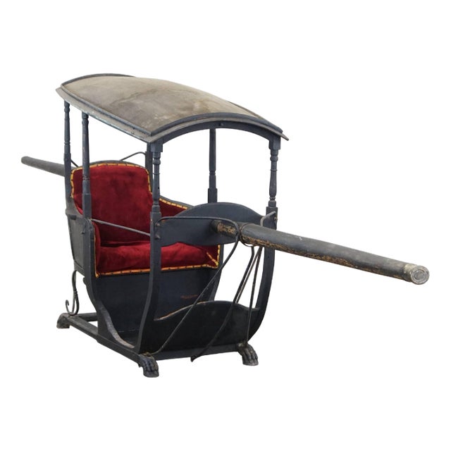 Sedan Chair Carriage, Late 19th Century For Sale