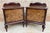 Brown Mid 20th Century Spanish Nightstands in Wood Set of 2 For Sale - Image 8 of 18