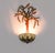 Maison Charles French Olive Tree Gilt Tole Metal Crystal Wall Light For Sale - Image 4 of 11