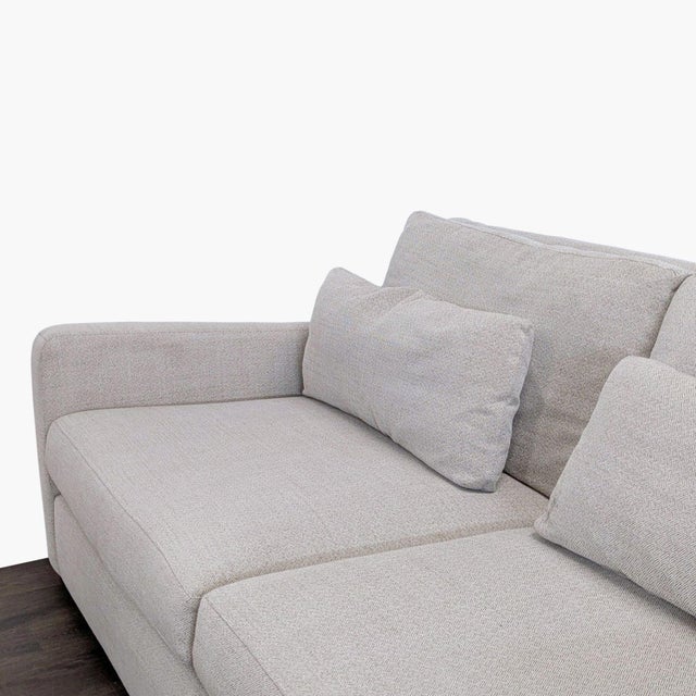 Crate and Barrel 3-Seat Modern Sofa For Sale In San Francisco - Image 6 of 7