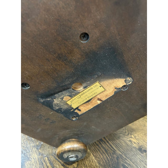 Wood 1980s Pair of Vintage John Widdicomb Octagonal End Tables For Sale - Image 7 of 12