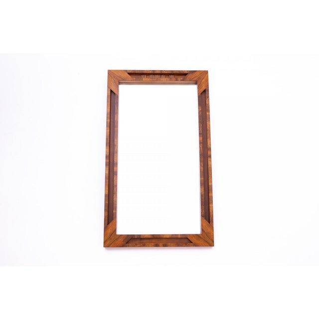 Art Deco Rectangular Mirror, Poland, 1940s For Sale - Image 3 of 7