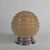 Beige Art Deco Ceiling Lamp with Cloudy Pink Globe, 1930s For Sale - Image 8 of 8