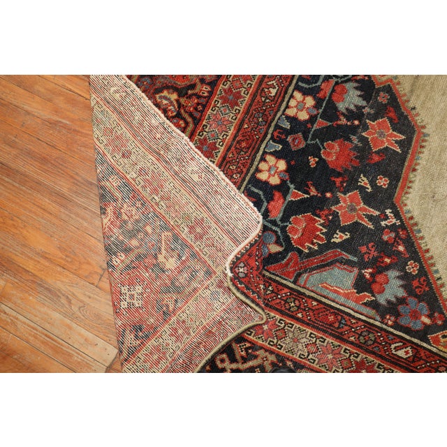 Persian Antique Persian Mahal Rug - 10'8" x 14'10" For Sale - Image 3 of 12