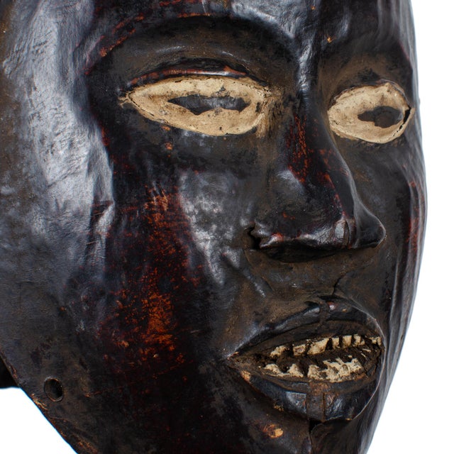 Wood Ekoi Ejagham Janiform Headcrest, Nigeria For Sale - Image 7 of 9