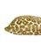 Gold Leopard 20x20 Velvet Throw Pillow With Feather Down Insert For Sale - Image 4 of 6
