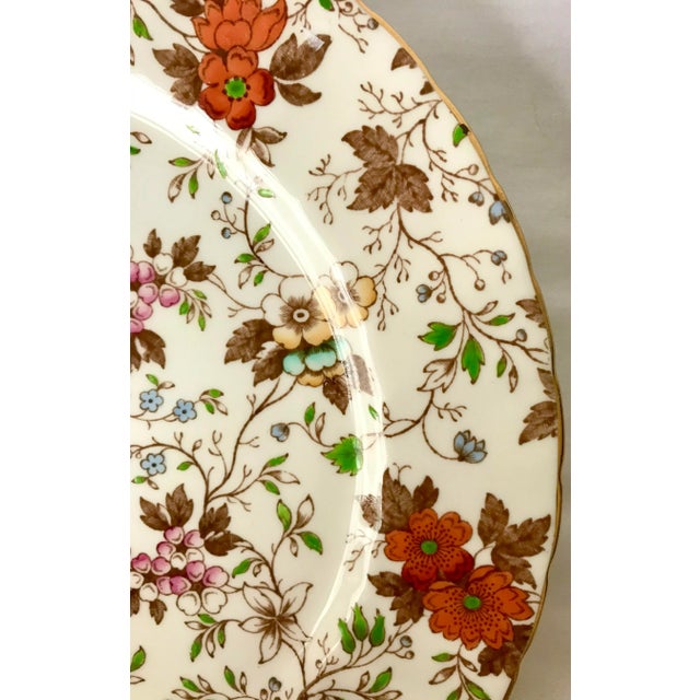 English Antique Radford's Chintz Serving Plate For Sale - Image 3 of 6