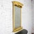 Mid to Late 20th Century Neoclassic Revival Blonde Oak Demilune Cabinet or Console and Mirror For Sale - Image 13 of 18