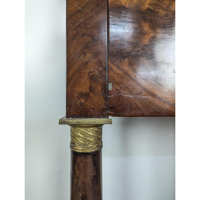 Empire Style Dressing Table in Flamed Mahogany, in Very Good conditions.