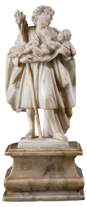 Saint Christopher, 18th Century, Marble Sculpture
